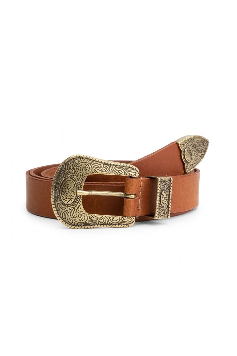 POM Amsterdam Belts CEINTURE - Billie Leather Chestnut