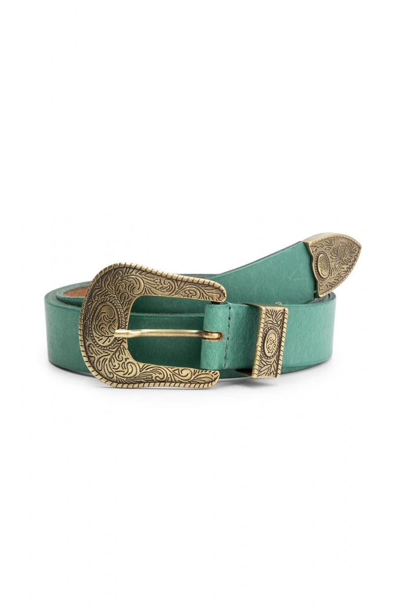 POM Amsterdam Belts CEINTURE - Billie Leather Green