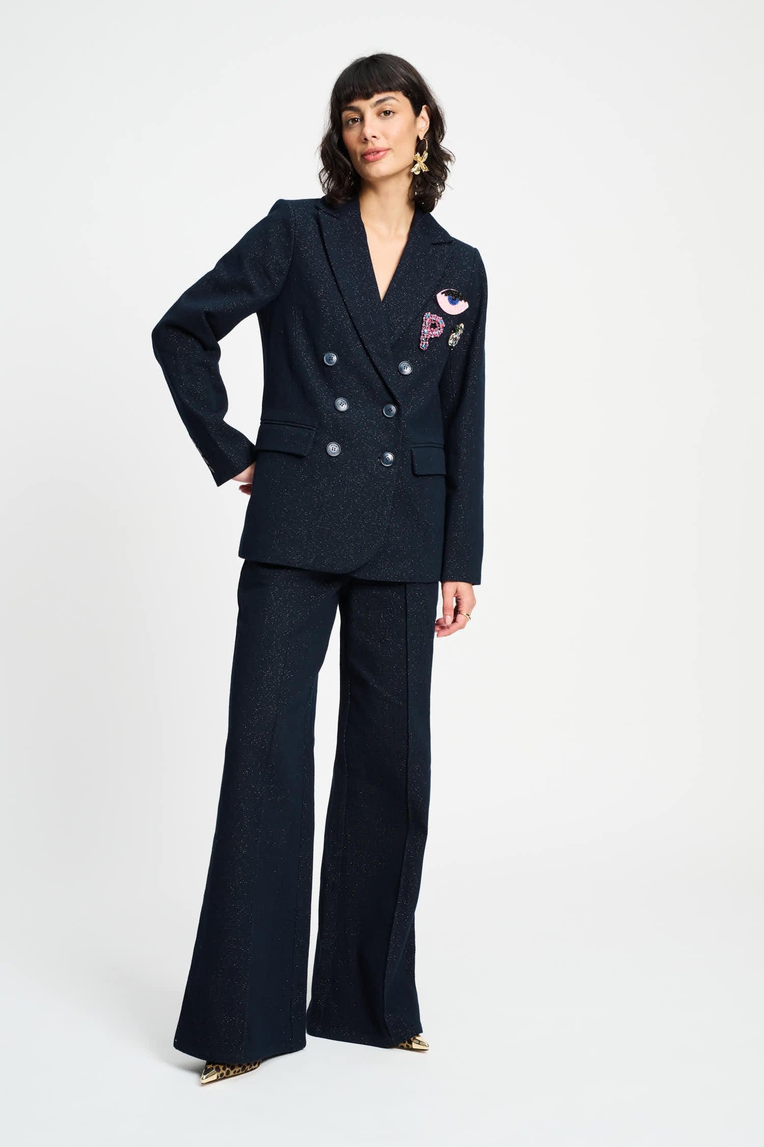 POM Amsterdam Blazers BLAZER - Dark Shimmer