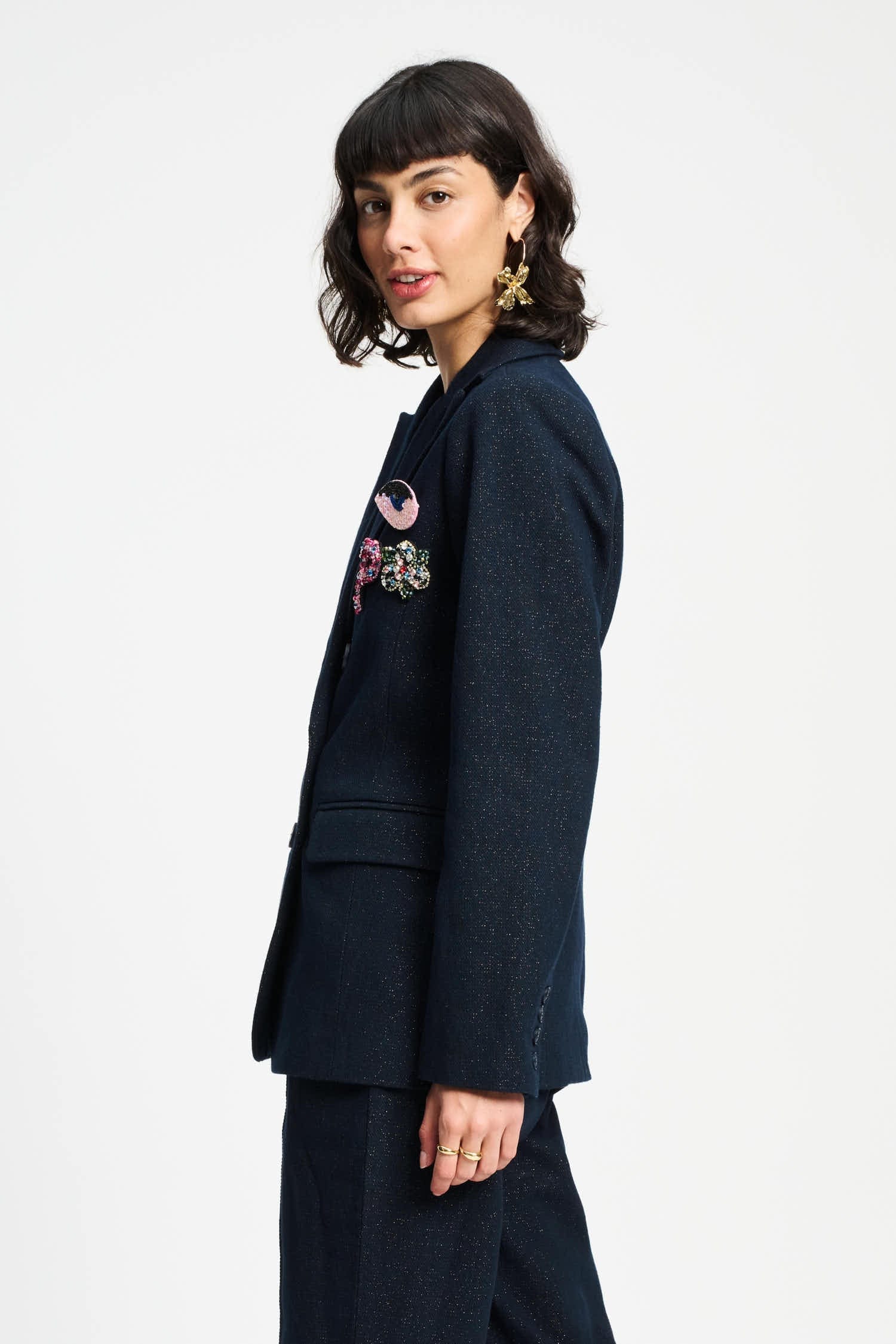 POM Amsterdam Blazers BLAZER - Dark Shimmer