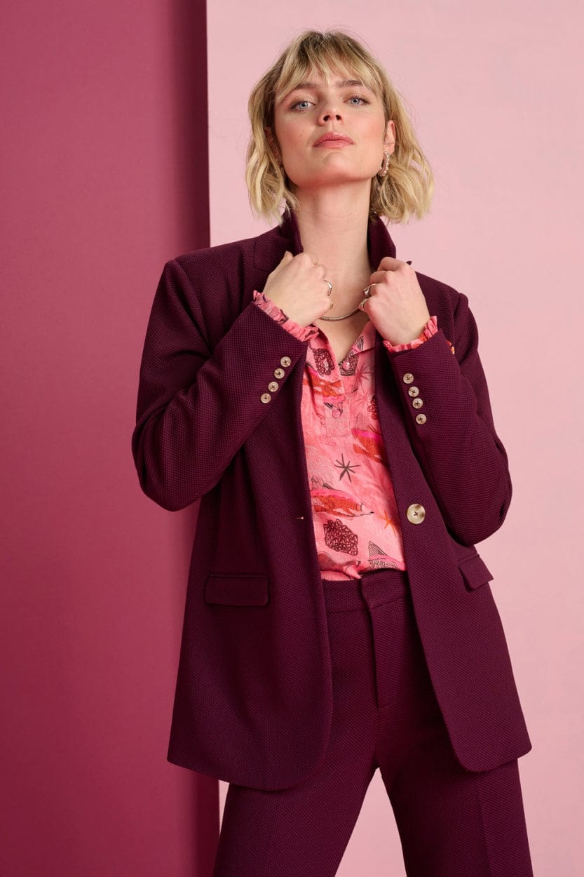 POM Amsterdam Blazers Purple / 34 BLAZER - Winterbloom