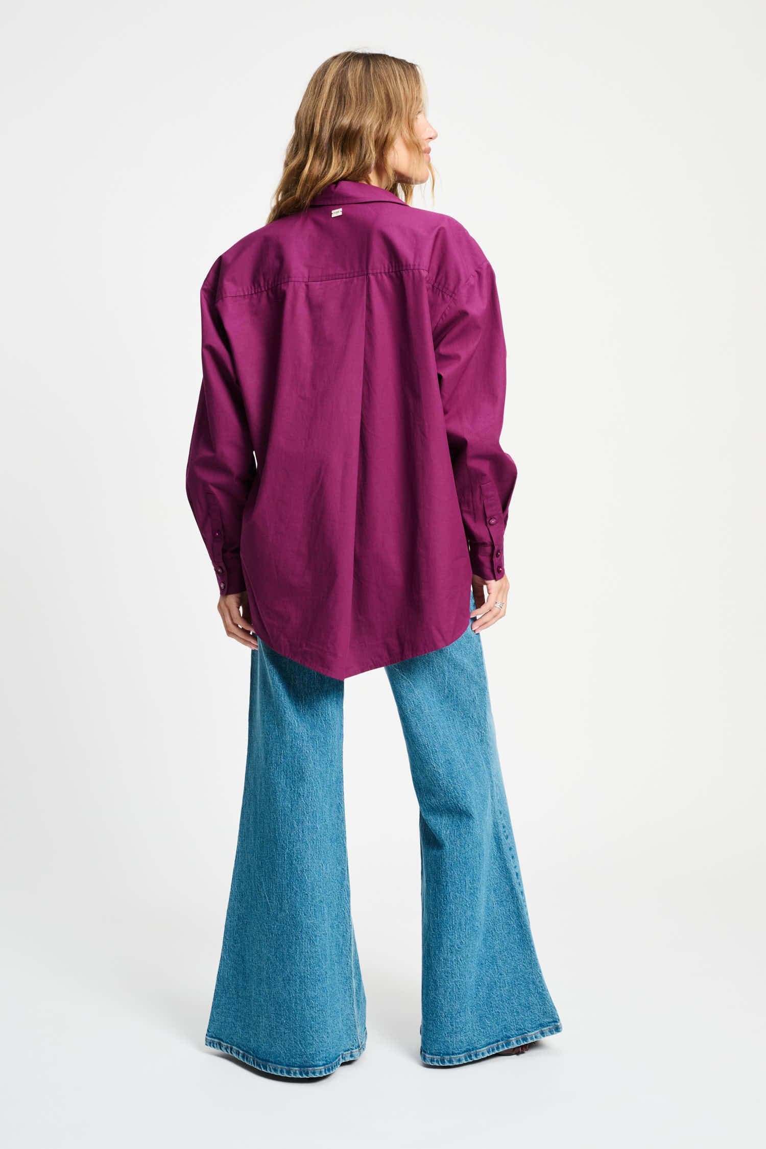 POM Amsterdam Blouses BLOUSE - Dashing Plum