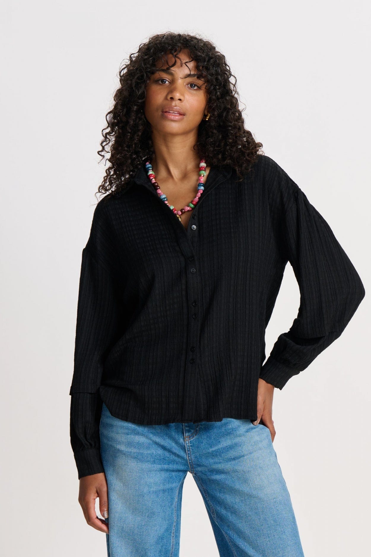 POM Amsterdam Blouses BLOUSE - Eternal Black