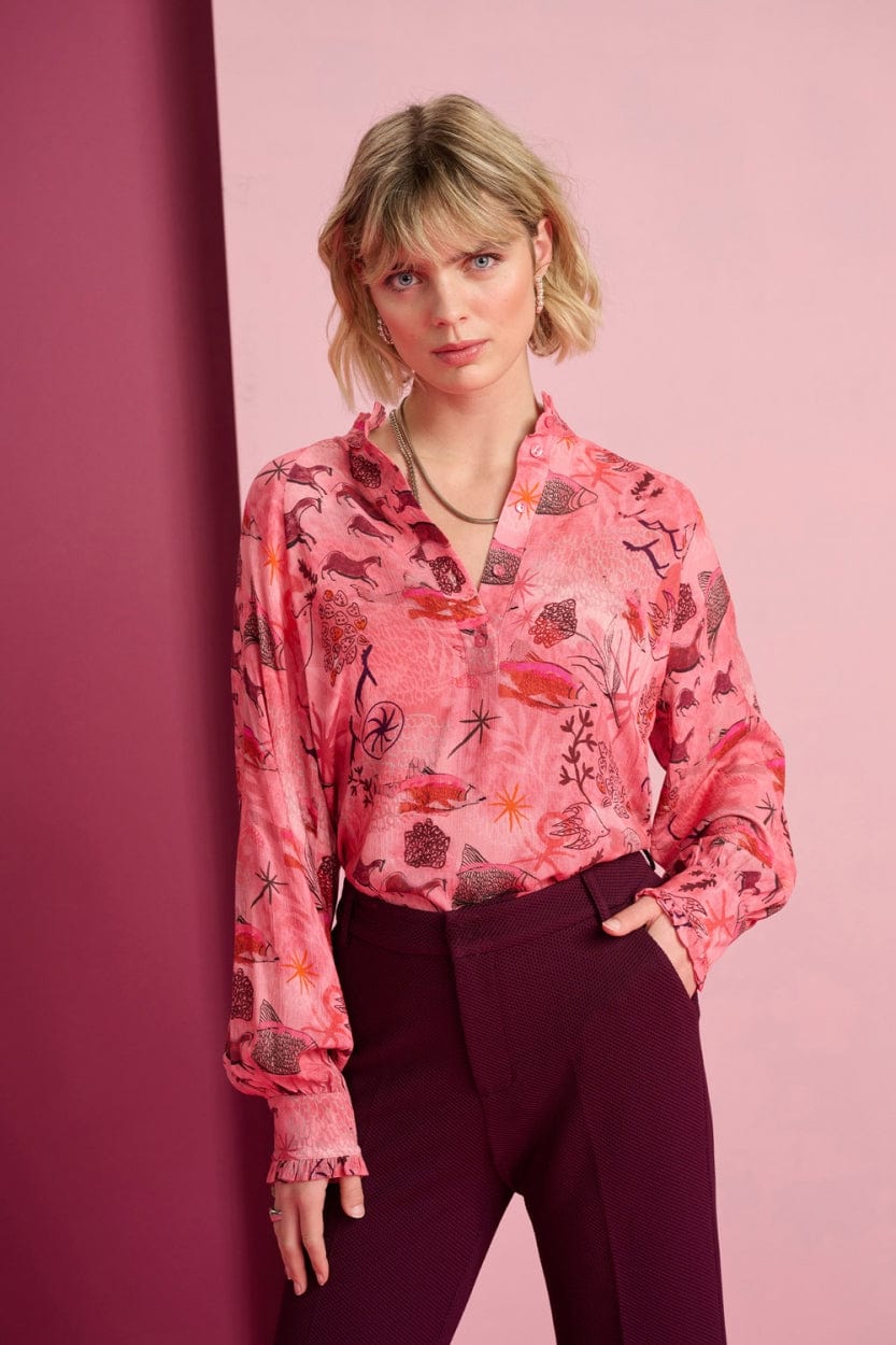 POM Amsterdam Blouses BLOUSE - Fantastique Rose