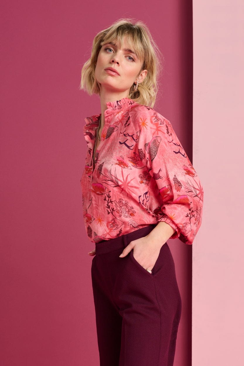 POM Amsterdam Blouses BLOUSE - Fantastique Rose