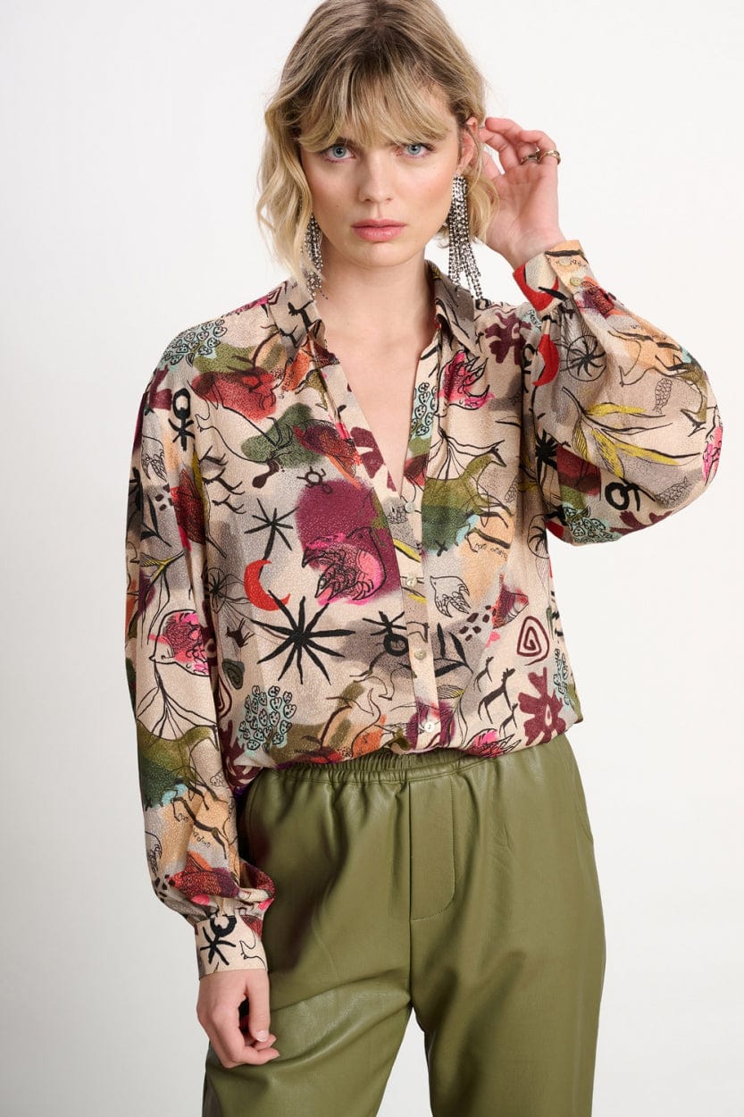 POM Amsterdam Blouses BLOUSE - Fantastique Sand