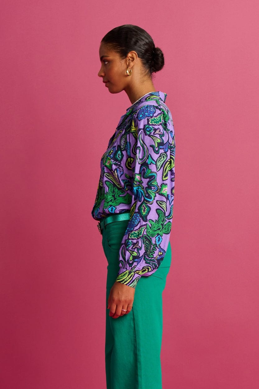 POM Amsterdam Blouses BLOUSE - Full Glow Lilac