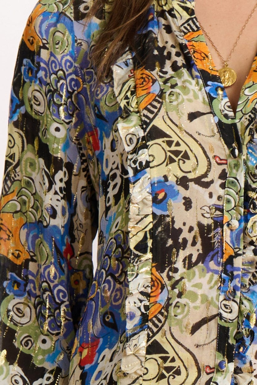 POM Amsterdam Blouses BLOUSE - Gleaming Glory