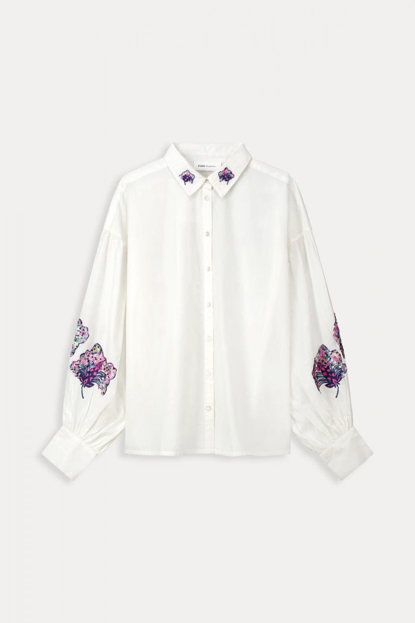 POM Amsterdam Blouses BLOUSE - Maxime Ecru