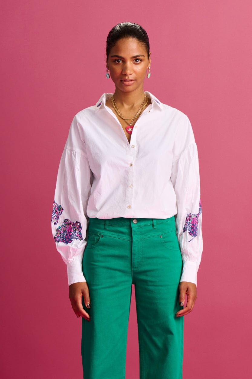 POM Amsterdam Blouses BLOUSE - Maxime Ecru
