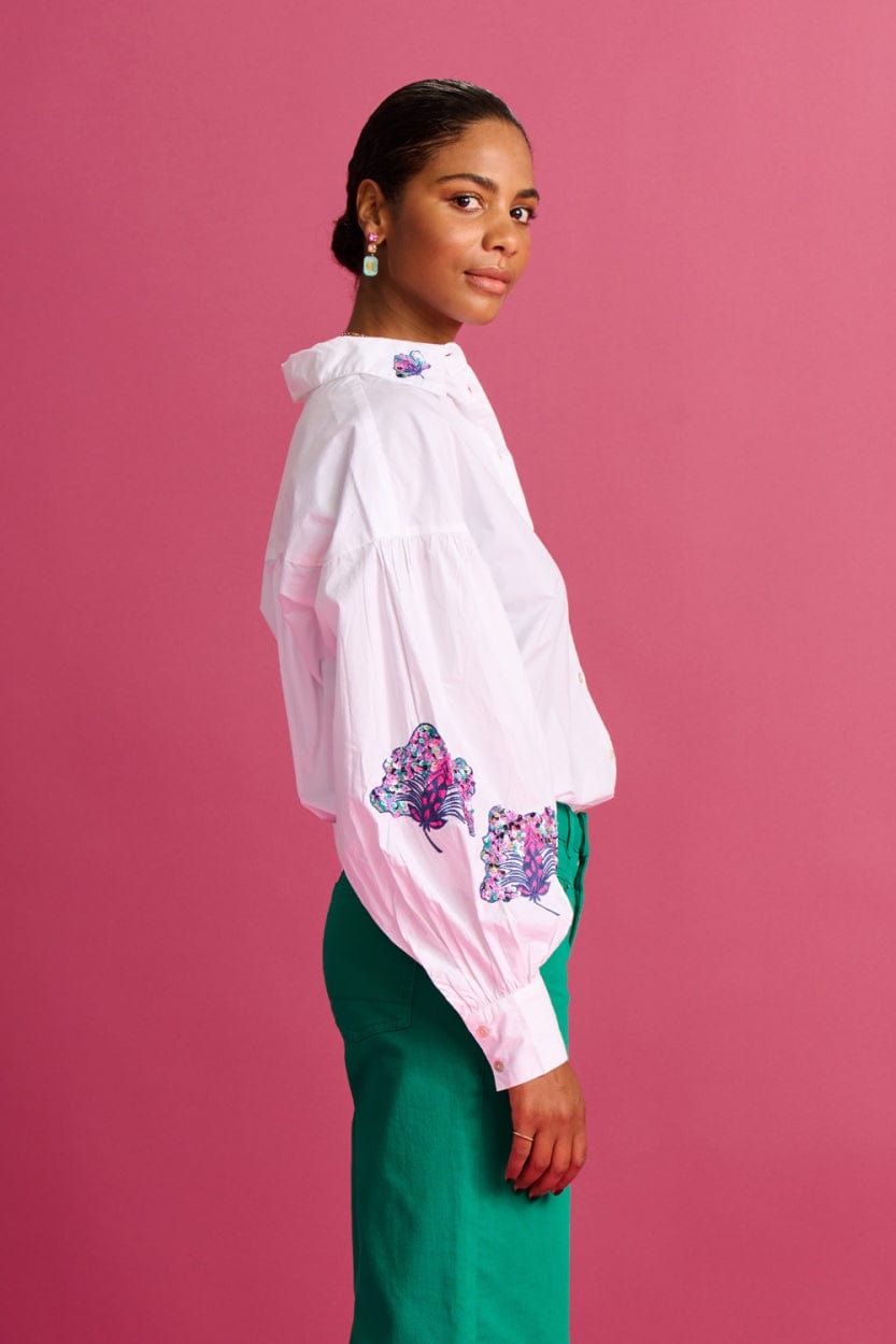 POM Amsterdam Blouses BLOUSE - Maxime Ecru