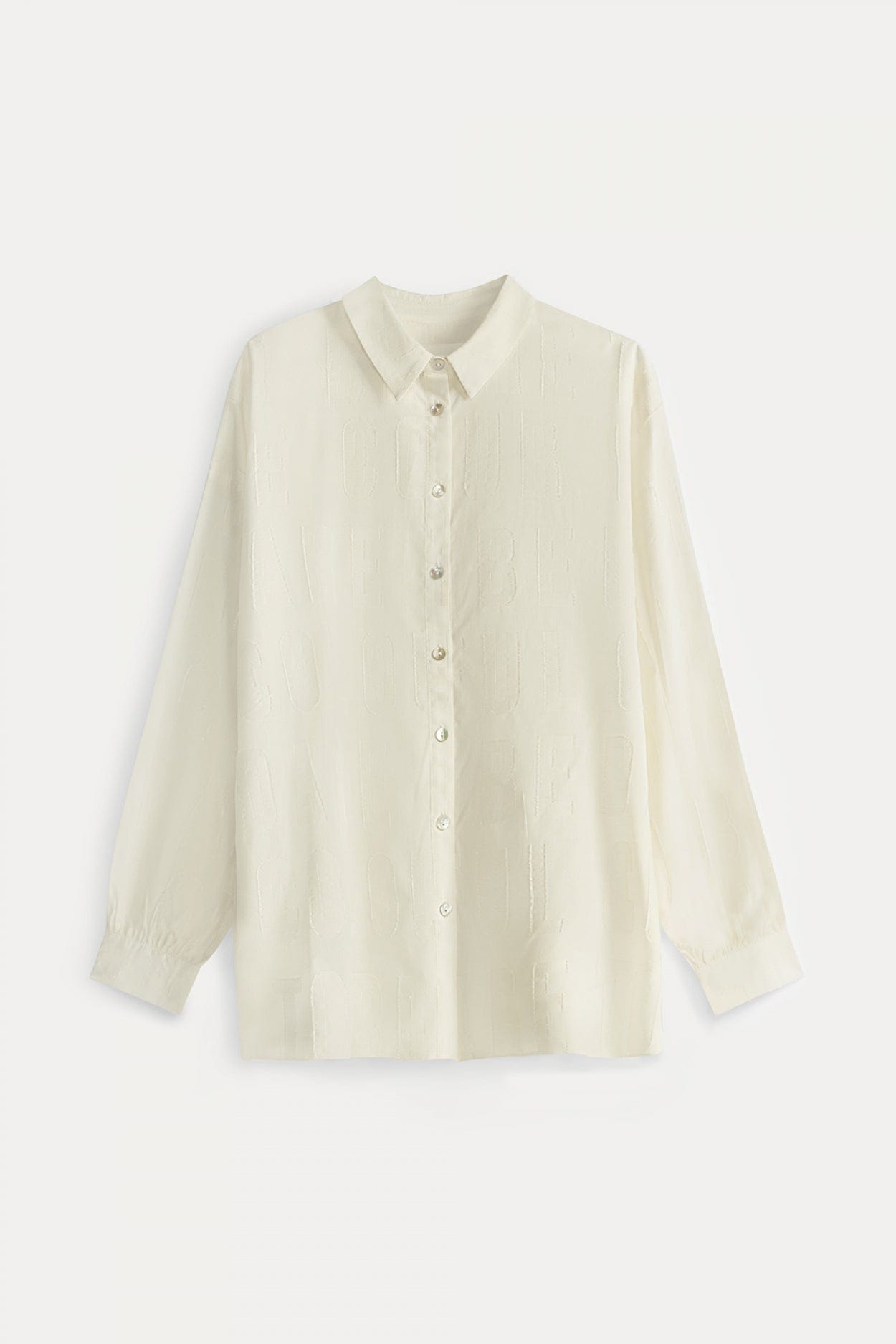 POM Amsterdam Blouses BLOUSE - Mila Dare to be Ecru