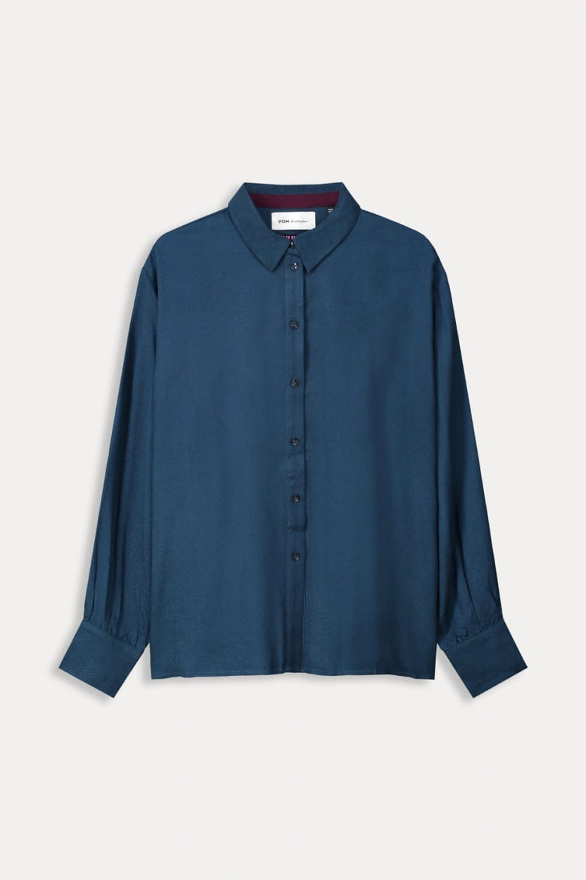 POM Amsterdam Blouses BLOUSE - Milly Eternal Blue