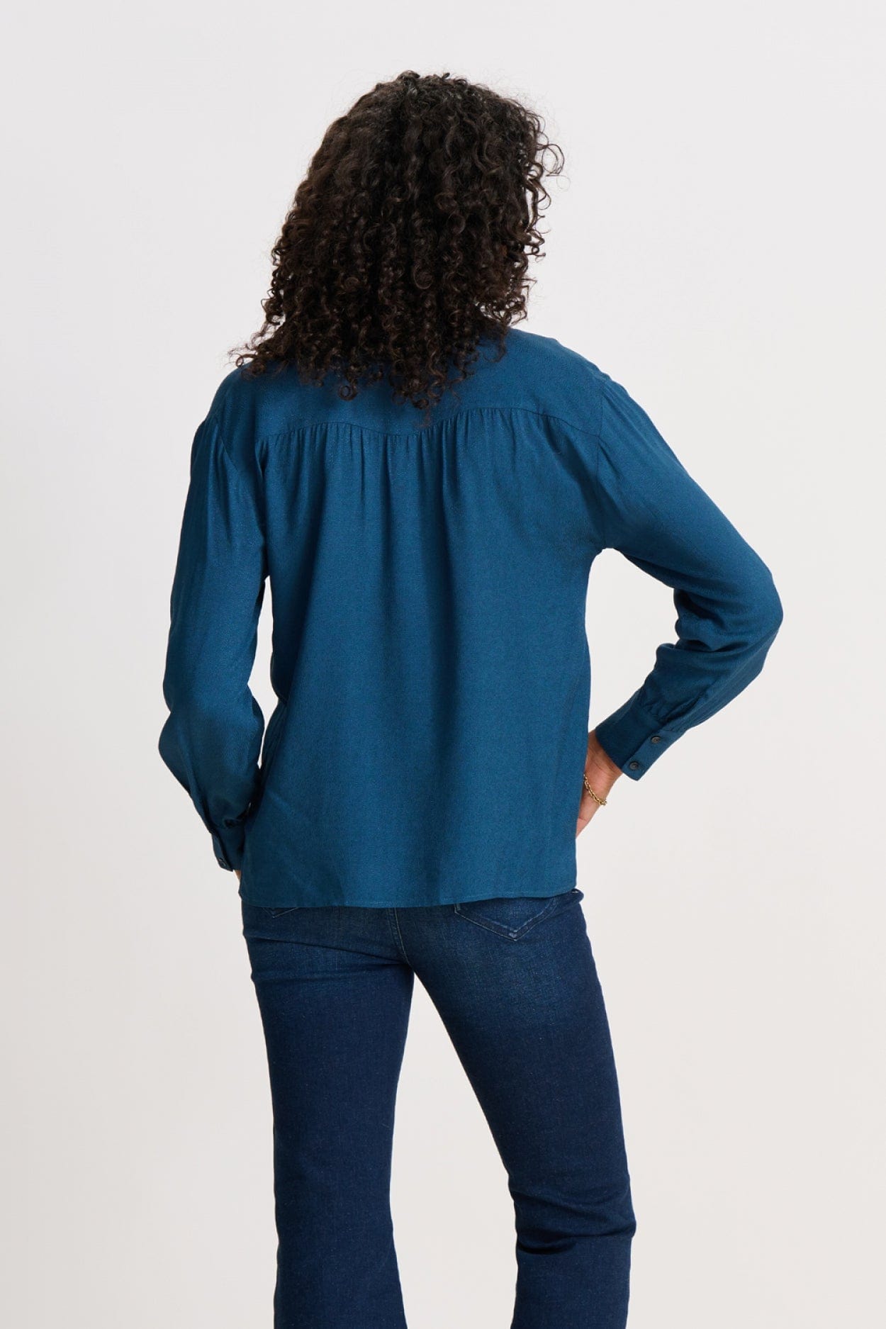 POM Amsterdam Blouses BLOUSE - Milly Eternal Blue