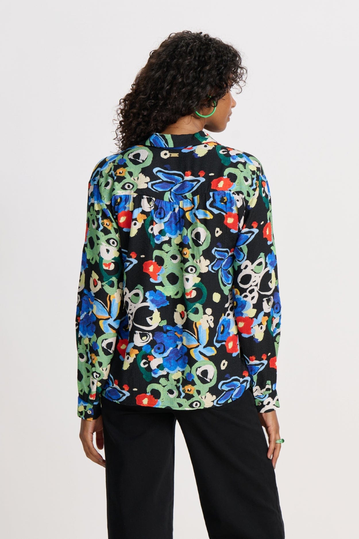 POM Amsterdam Blouses BLOUSE - Milly Flower Glory Multi