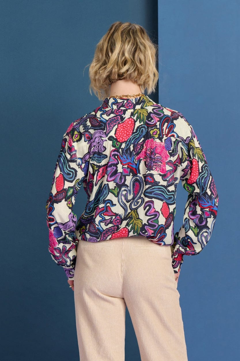 POM Amsterdam Blouses BLOUSE - Milly Full Glow Ecru
