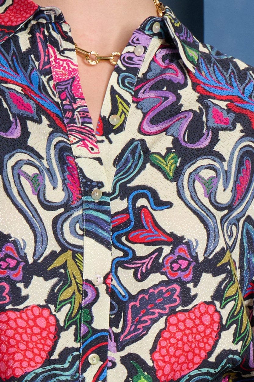 POM Amsterdam Blouses BLOUSE - Milly Full Glow Ecru