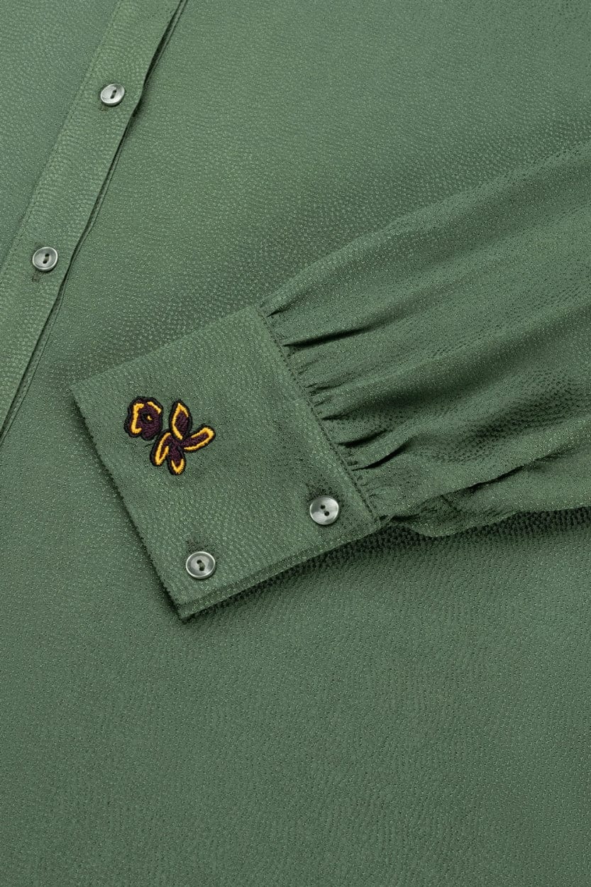 POM Amsterdam Blouses BLOUSE - Milly Mythical Green