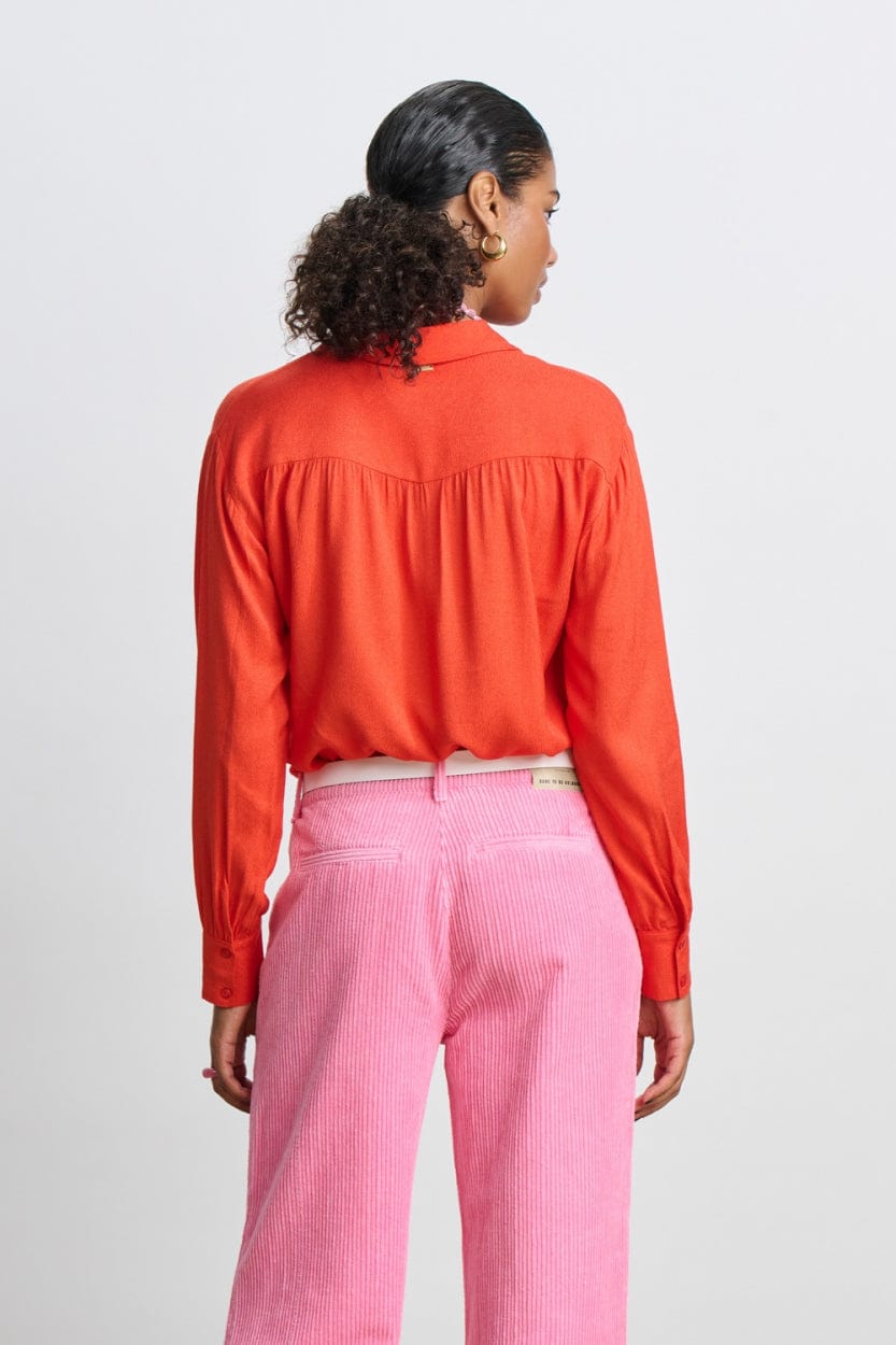 POM Amsterdam Blouses BLOUSE - Milly Phoenix Red