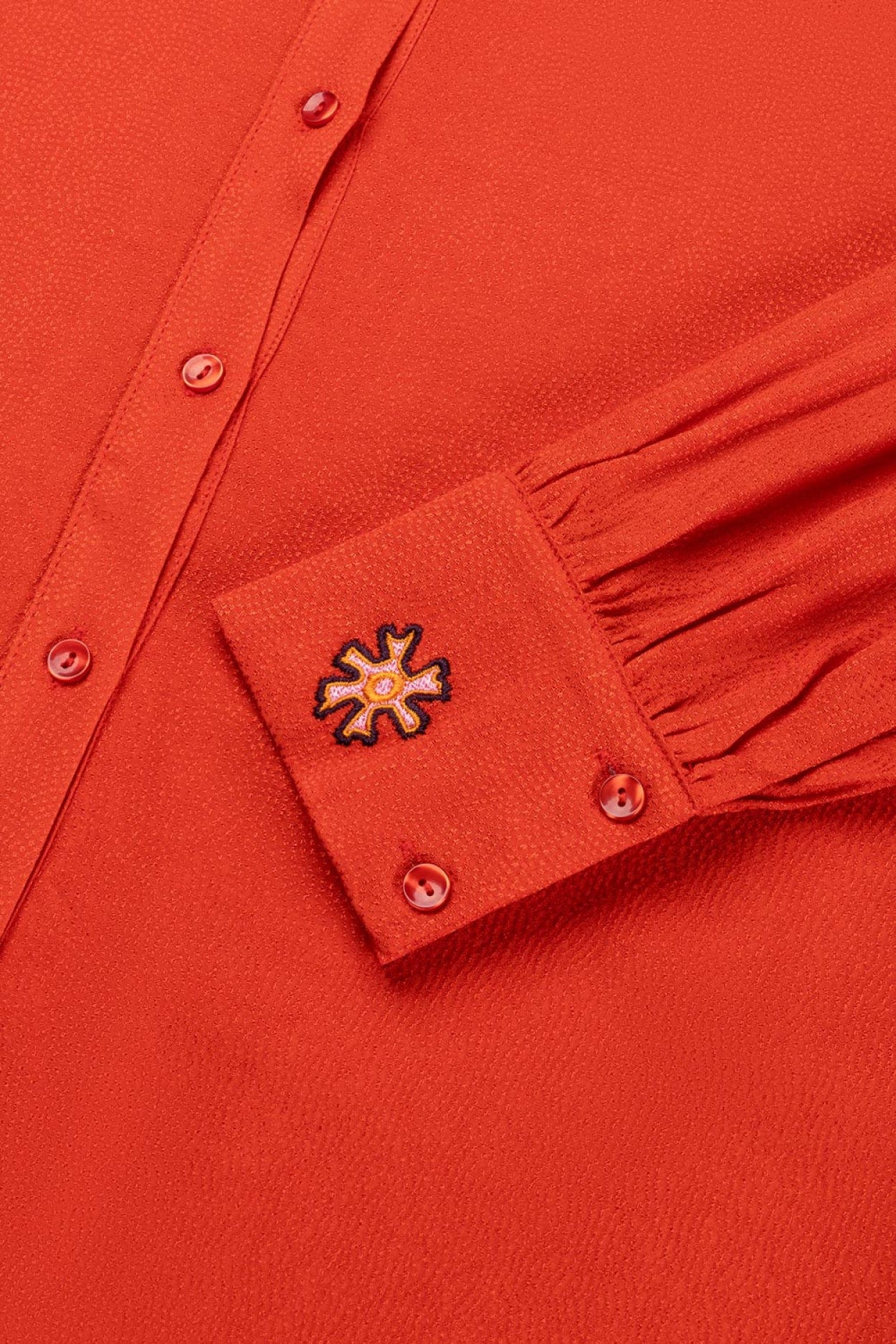 POM Amsterdam Blouses BLOUSE - Milly Phoenix Red