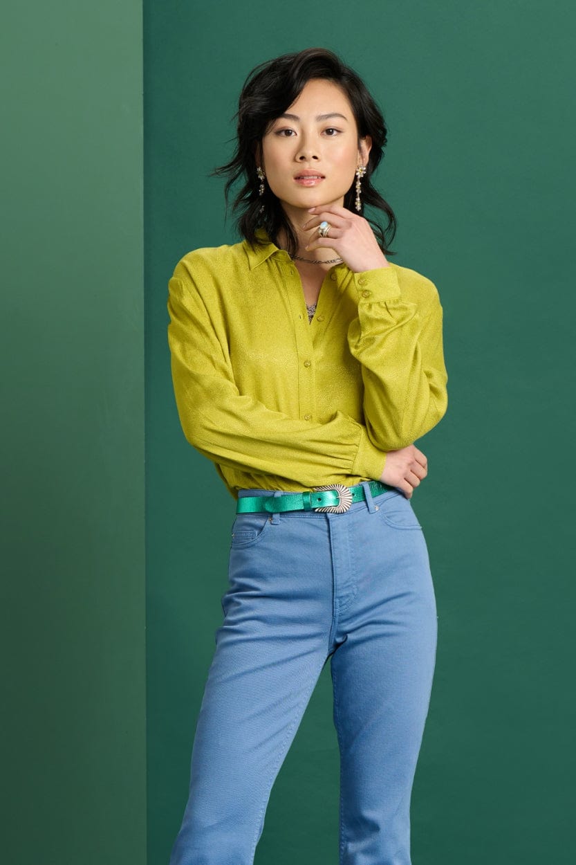 POM Amsterdam Blouses BLOUSE - Milly Titanium