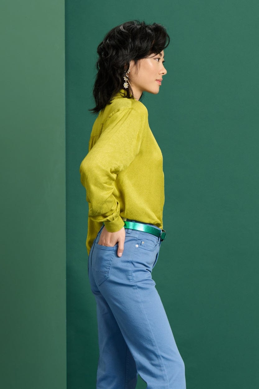 POM Amsterdam Blouses BLOUSE - Milly Titanium