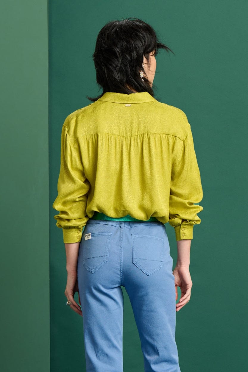 POM Amsterdam Blouses BLOUSE - Milly Titanium