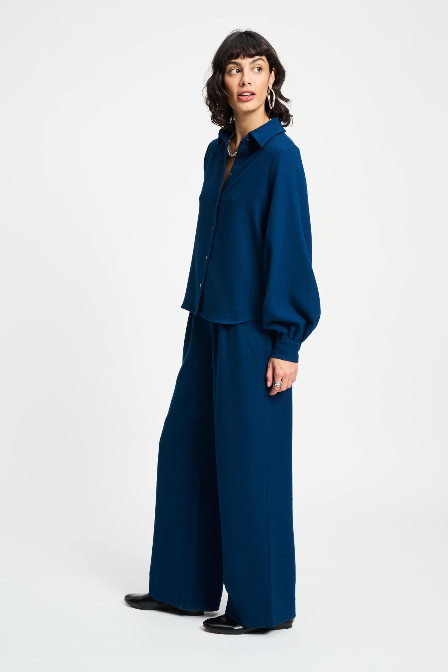 POM Amsterdam Blouses BLOUSE - Nightfall Blue