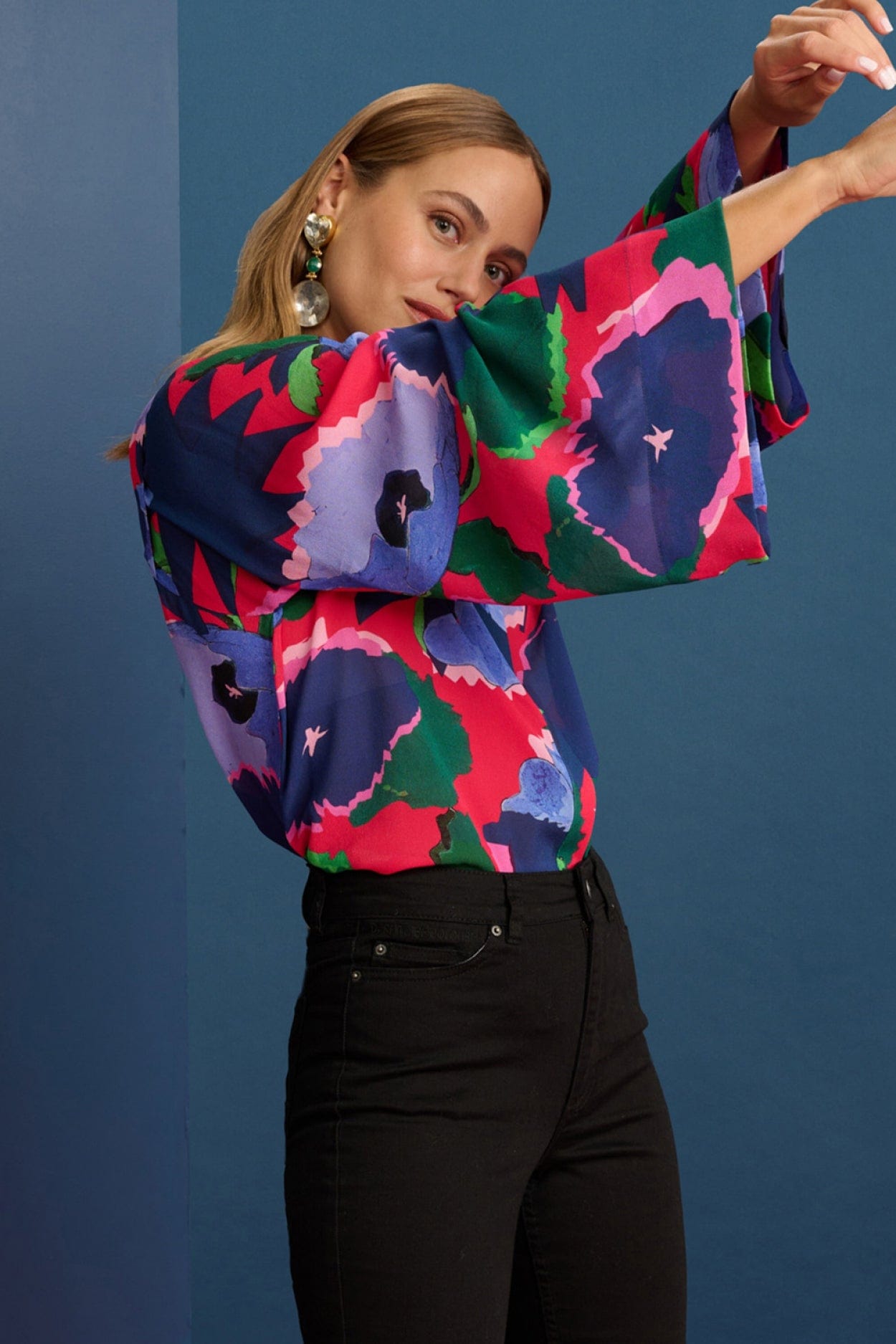 POM Amsterdam Blouses Multi colour / 34 BLOUSE - Dancing Star
