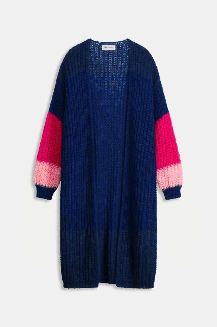 POM Amsterdam Cardigans CARDIGAN - Eternal Blue Blush