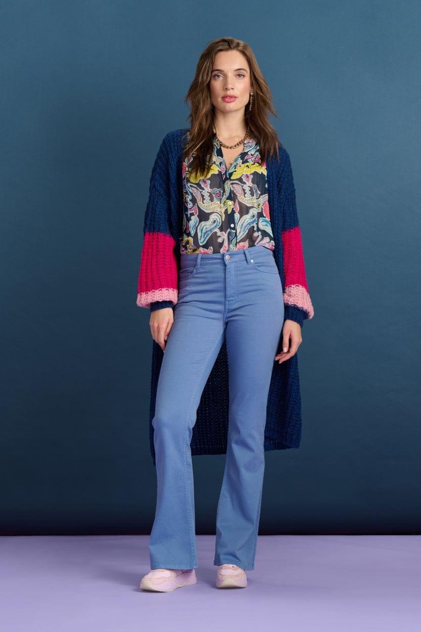 POM Amsterdam Cardigans CARDIGAN - Eternal Blue Blush