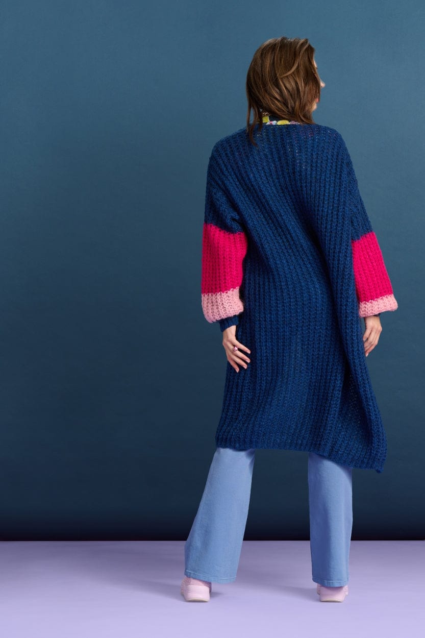 POM Amsterdam Cardigans CARDIGAN - Eternal Blue Blush