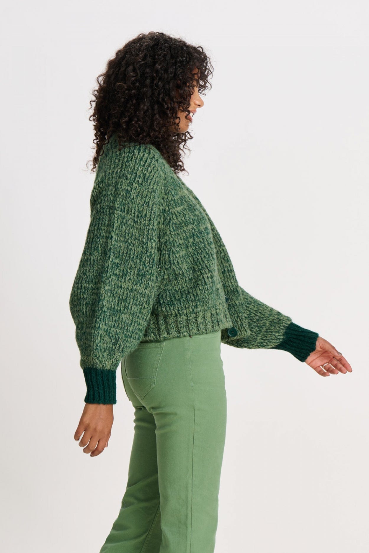 POM Amsterdam Cardigans CARDIGAN - Mythical Green