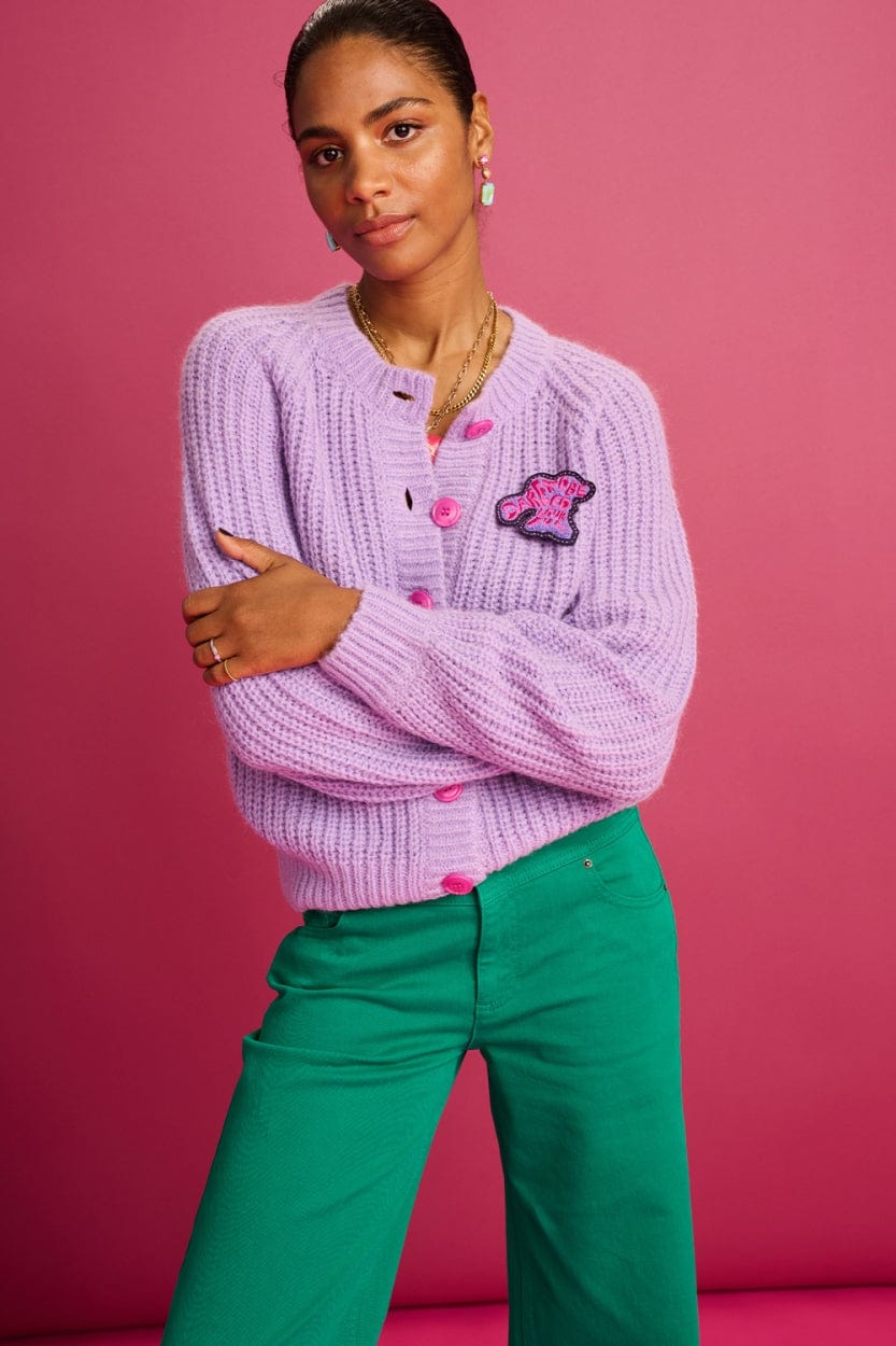 POM Amsterdam Cardigans CARDIGAN - Orchid Bloom