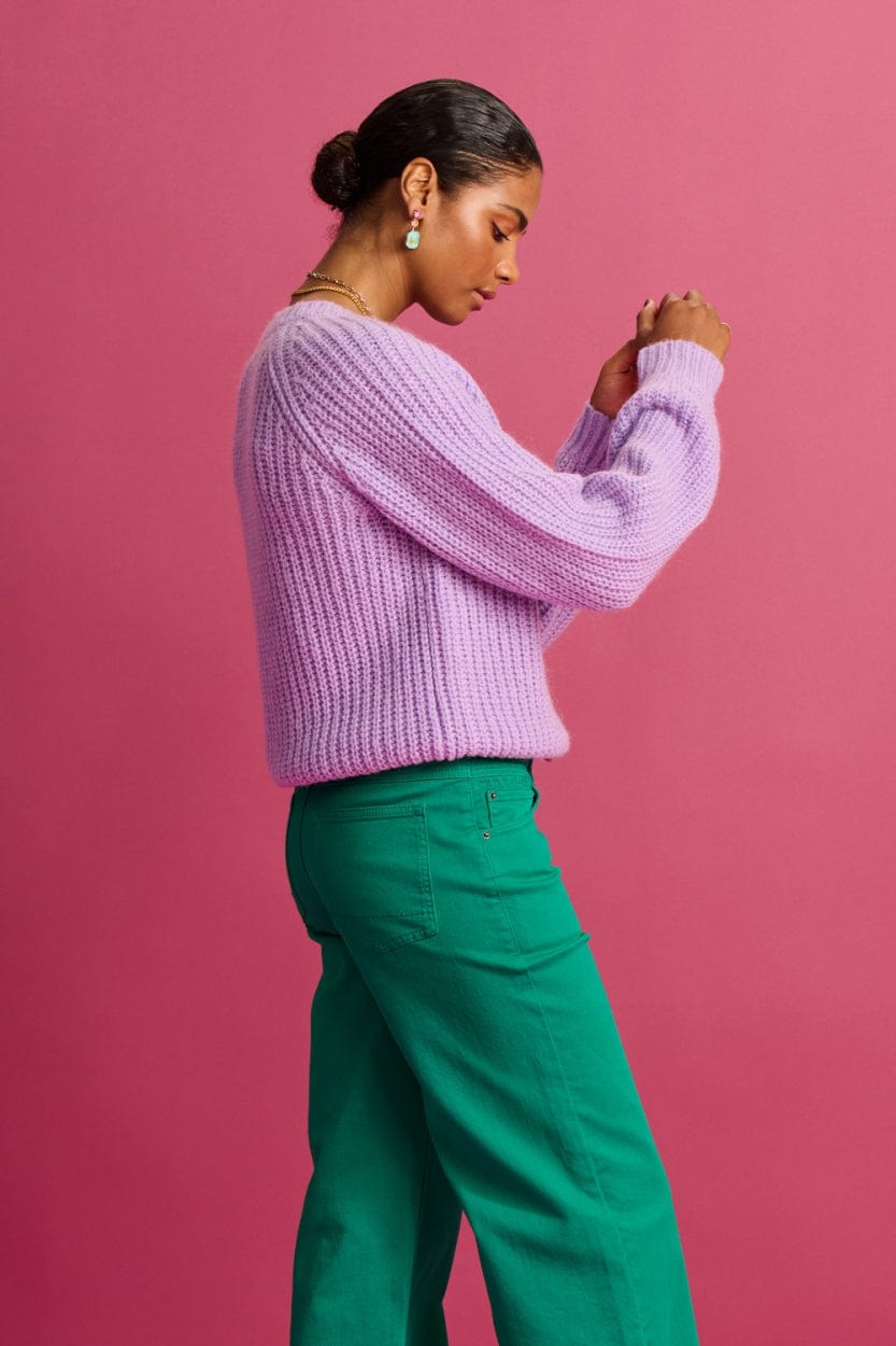 POM Amsterdam Cardigans CARDIGAN - Orchid Bloom