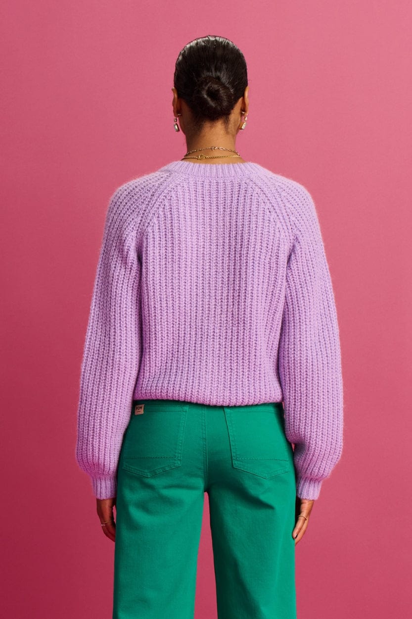 POM Amsterdam Cardigans CARDIGAN - Orchid Bloom