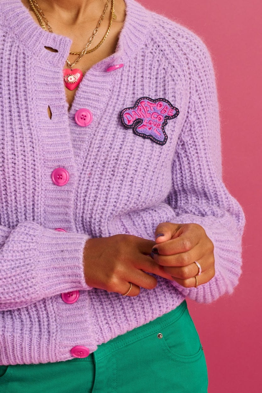 POM Amsterdam Cardigans CARDIGAN - Orchid Bloom
