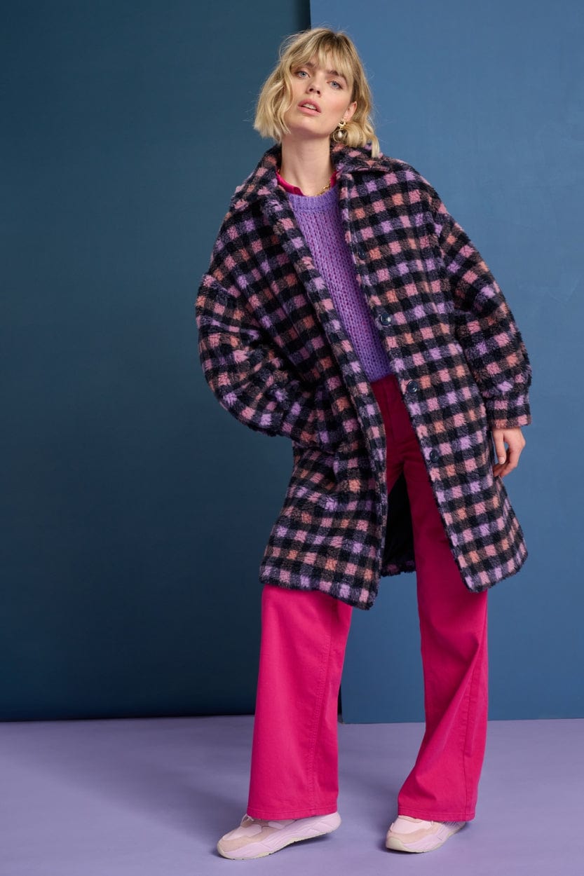 POM Amsterdam Coats Blue / 34 MANTEAU - Eternal Blue Blush