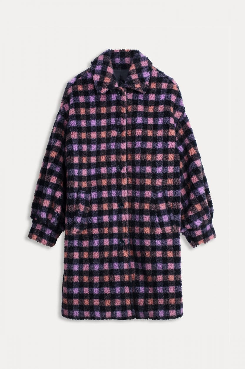 POM Amsterdam Coats MANTEAU - Eternal Blue Blush