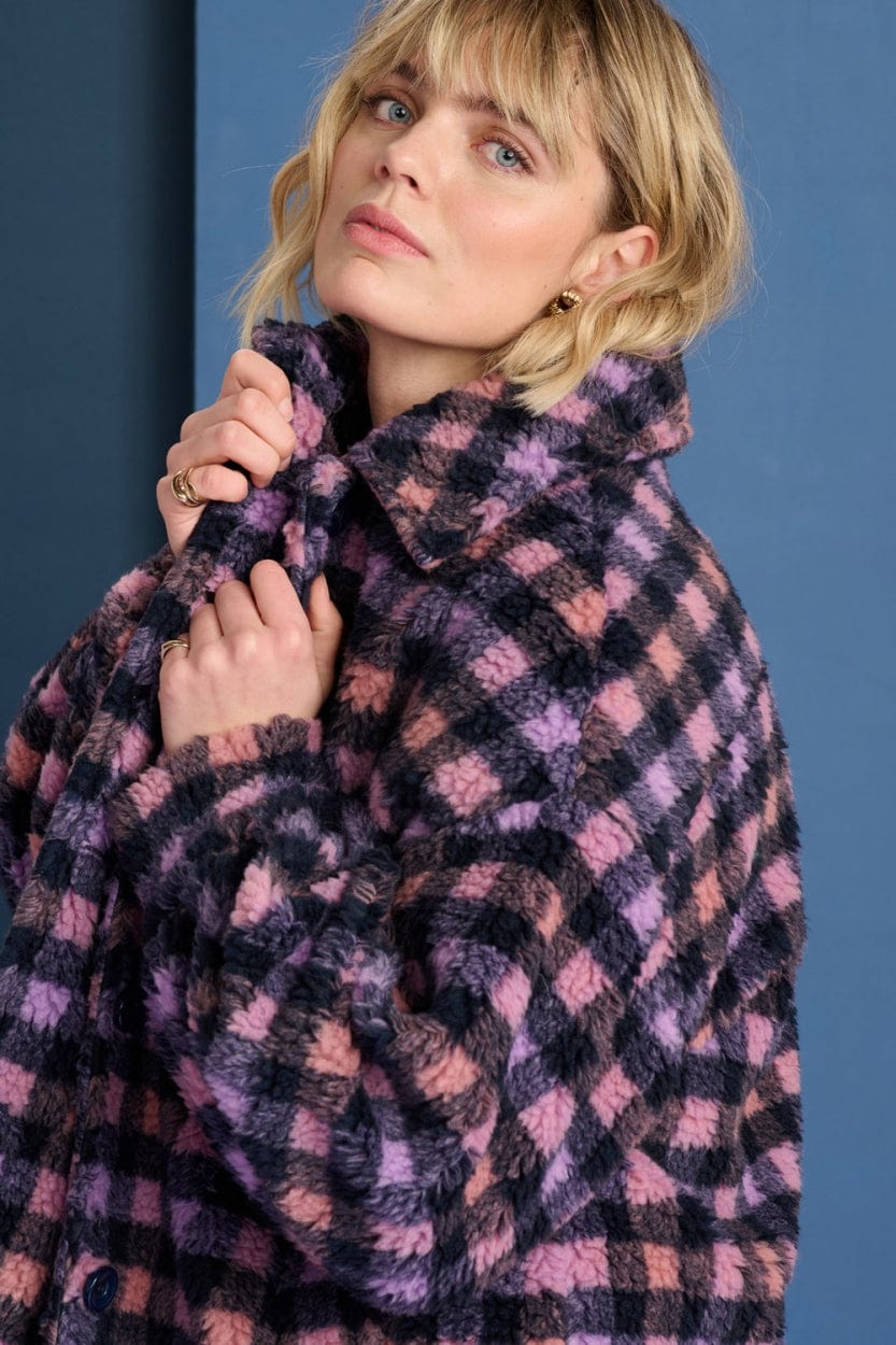 POM Amsterdam Coats MANTEAU - Eternal Blue Blush