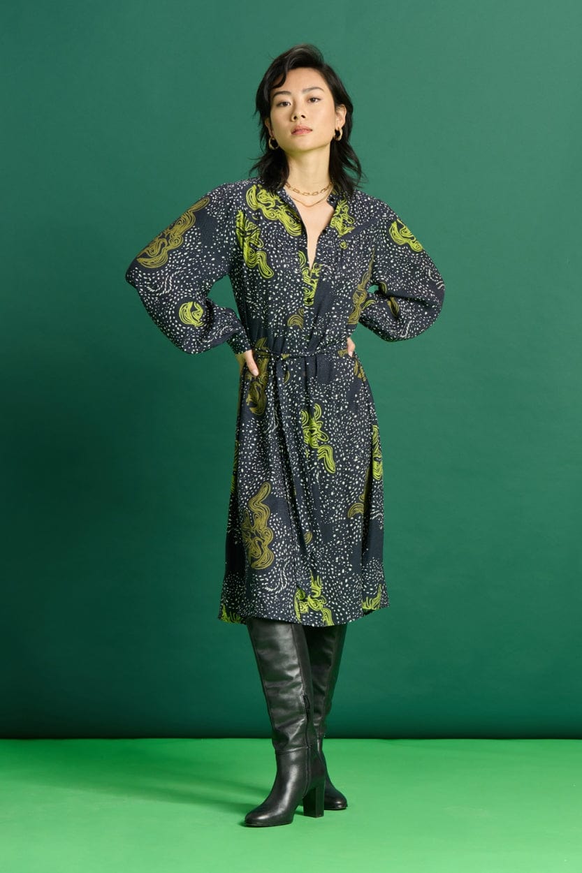 POM Amsterdam Dresses Blue / 34 ROBE - Eternity
