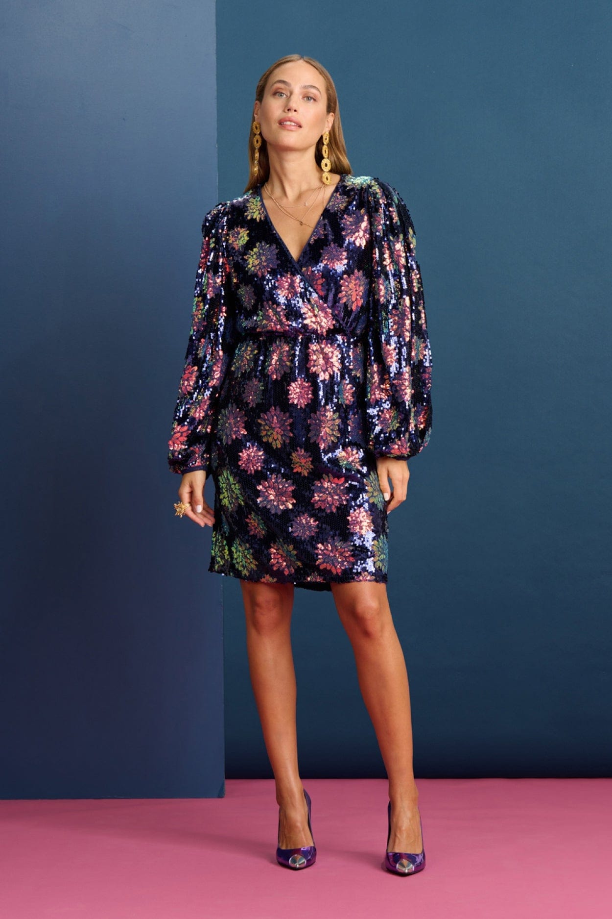 POM Amsterdam Dresses Blue / 34 ROBE - Mesmerizing