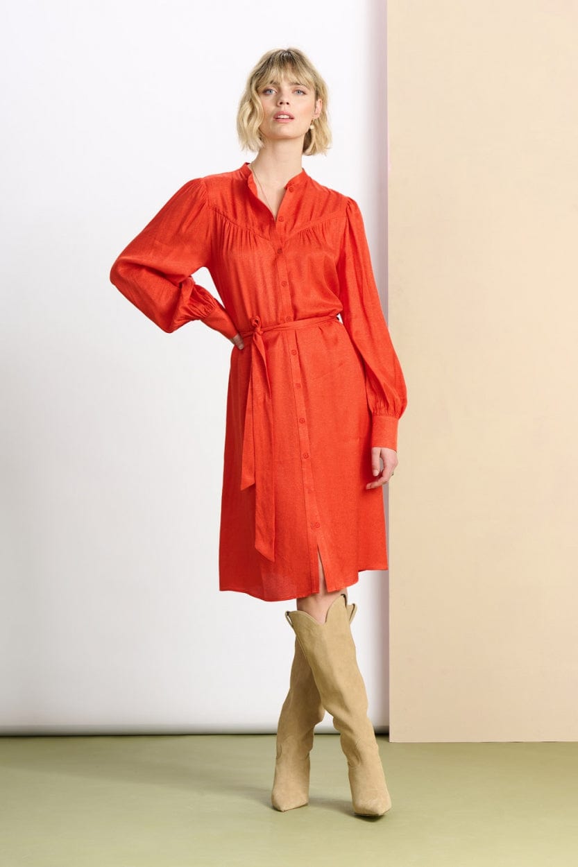 POM Amsterdam Dresses Red / 34 ROBE - Phoenix Red