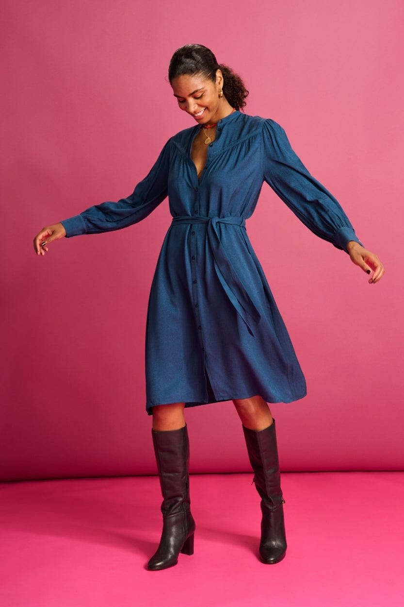 POM Amsterdam Dresses ROBE - Eternal Blue