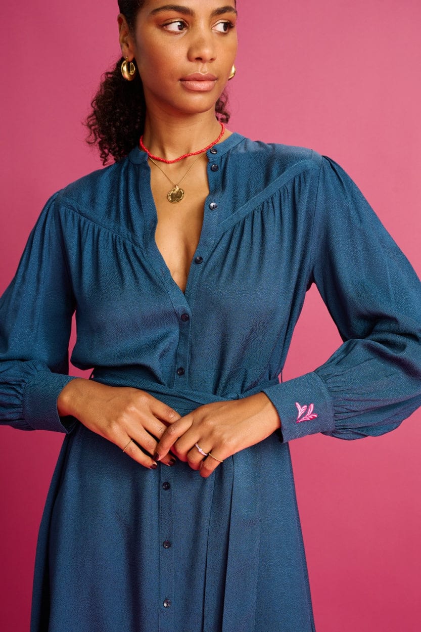 POM Amsterdam Dresses ROBE - Eternal Blue