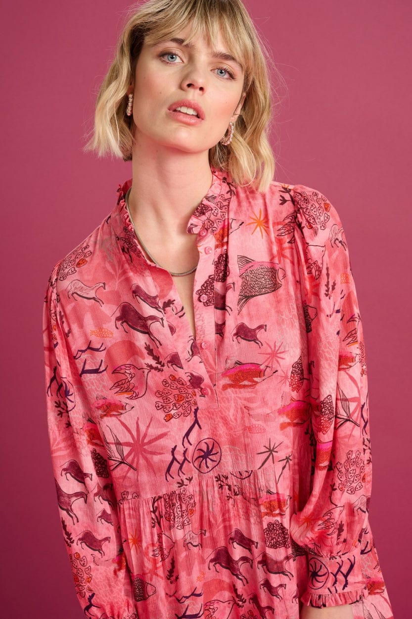 POM Amsterdam Dresses ROBE - Fantastique Rose