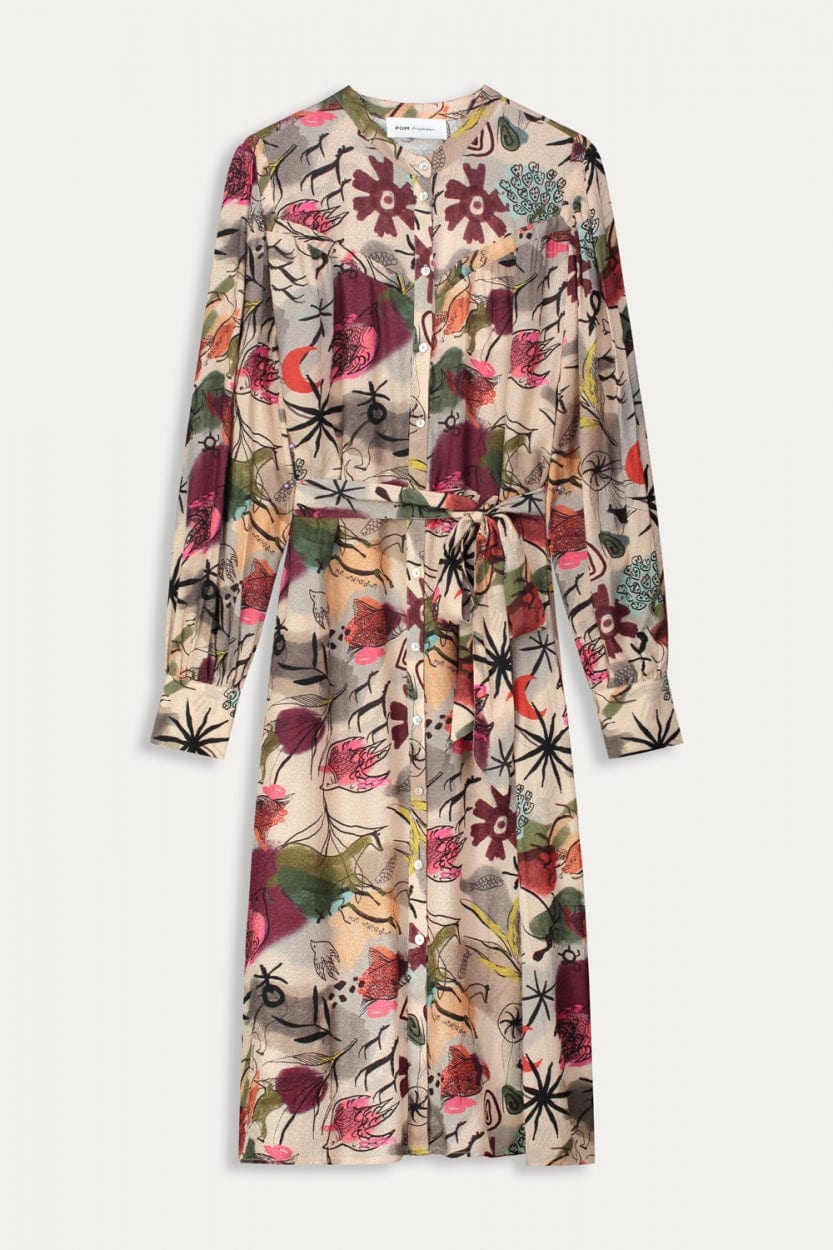 POM Amsterdam Dresses ROBE - Fantastique Sand