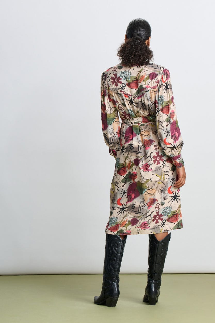 POM Amsterdam Dresses ROBE - Fantastique Sand