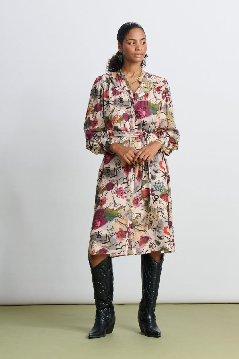 POM Amsterdam Dresses ROBE - Fantastique Sand