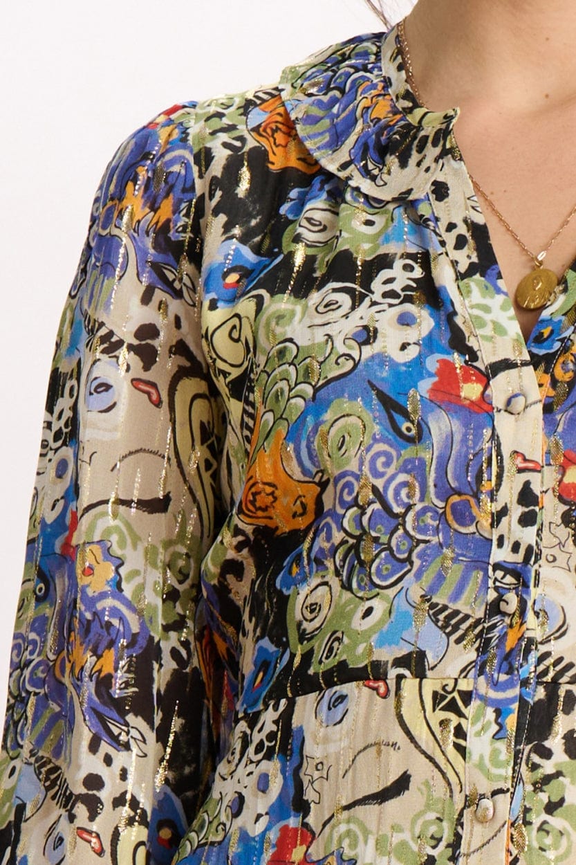 POM Amsterdam Dresses ROBE - Gleaming Glory